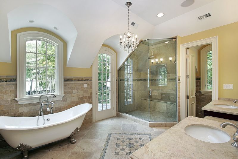 Large Bathtub Installation